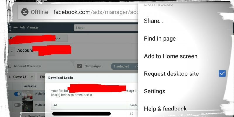 How to Download Facebook Ad Leads on Mobile?